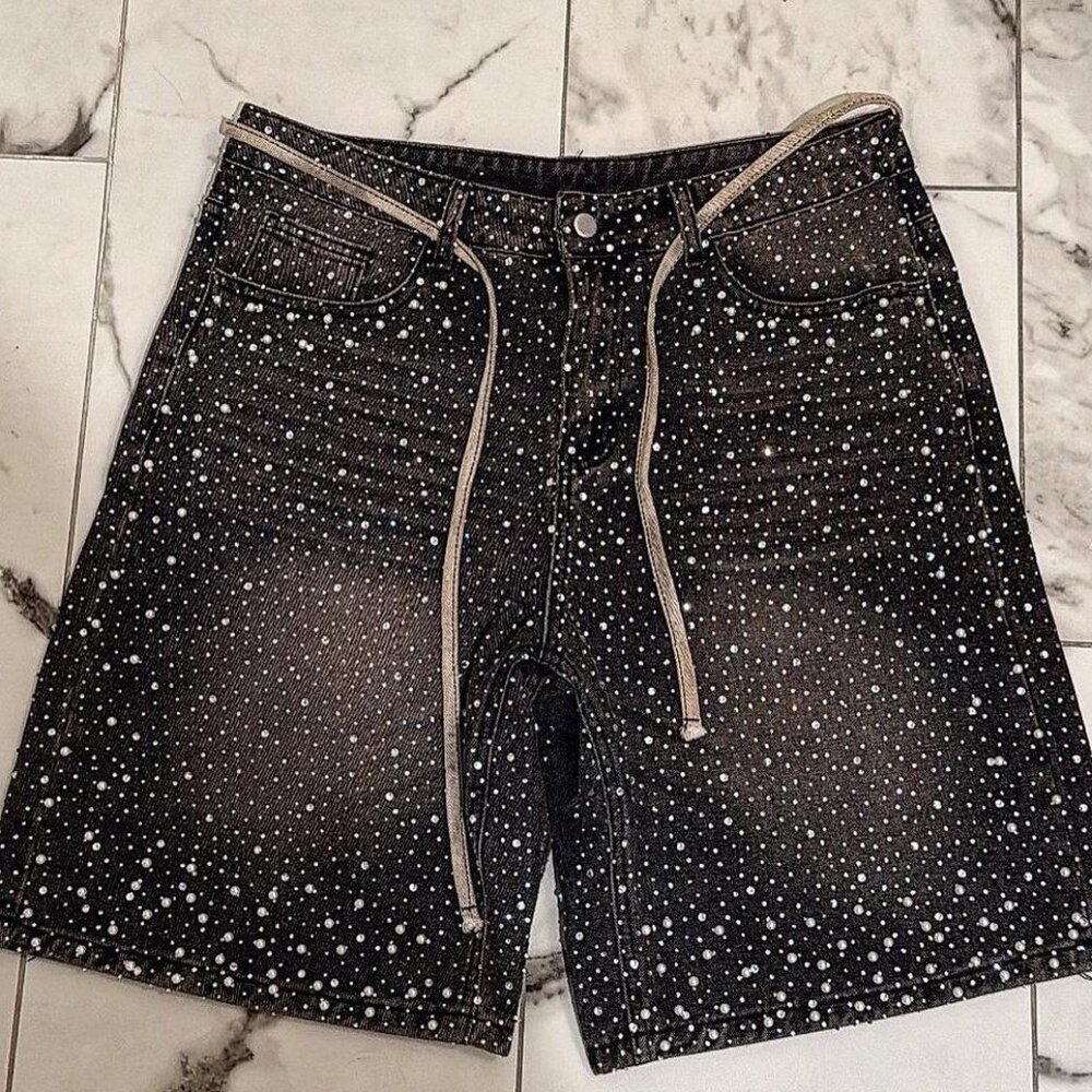 Men's multi Shorts Black Size 30